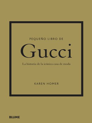cover image of Pequeño libro de Gucci